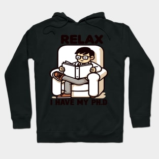 Chill and Scholarly Hoodie